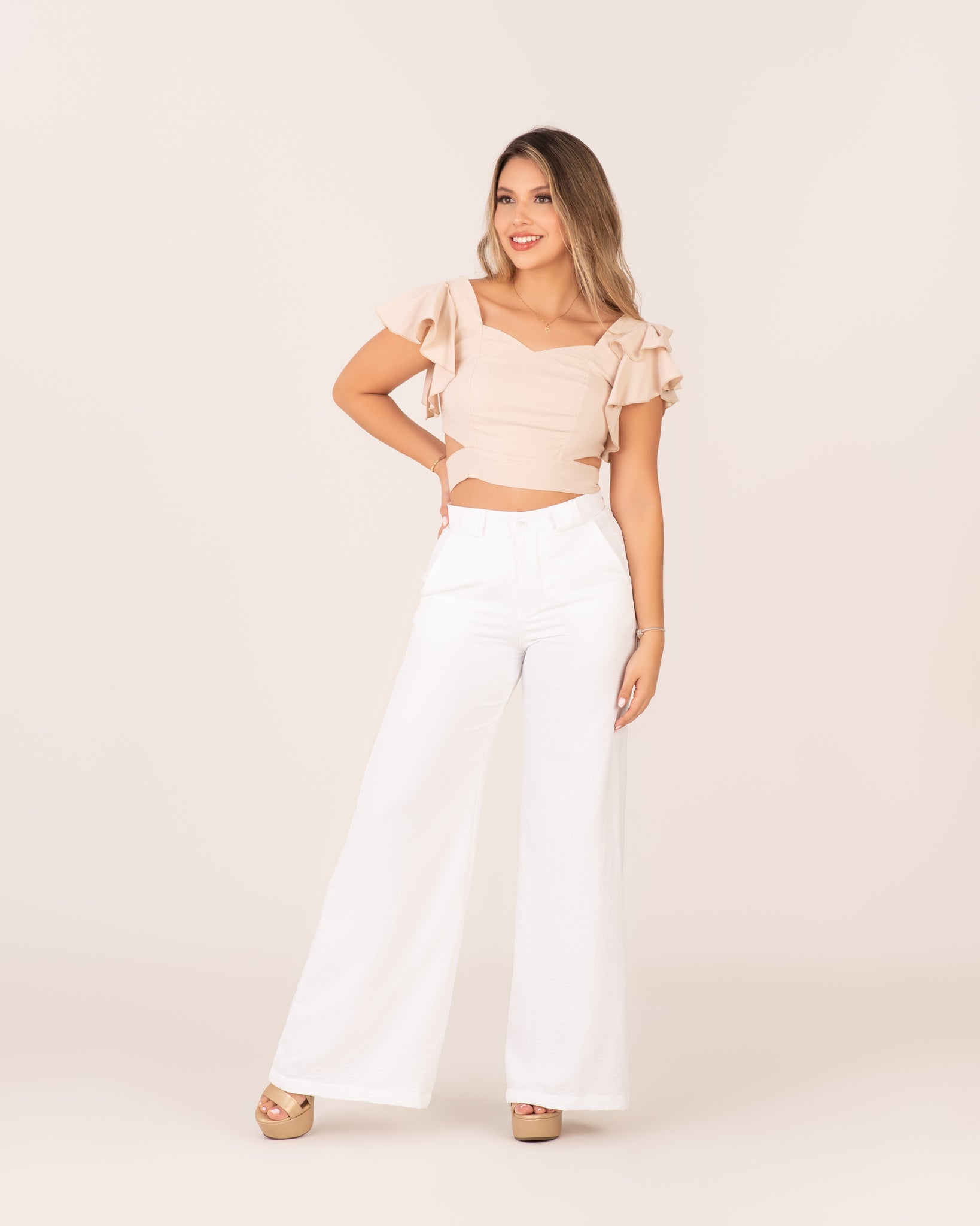 Pantalon Esmeralda en poliéster